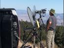 W6QIW operating 10 and 24 GHz from Mt. Frazier DM04ms. Photo by N5BF.